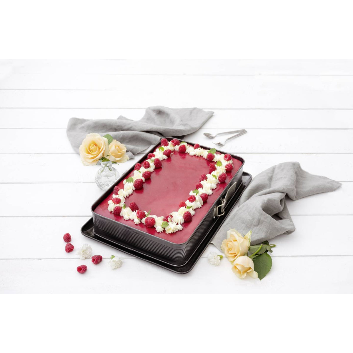 Zenker Springform Baking Tin with leak-proof base 42x29x7cm
