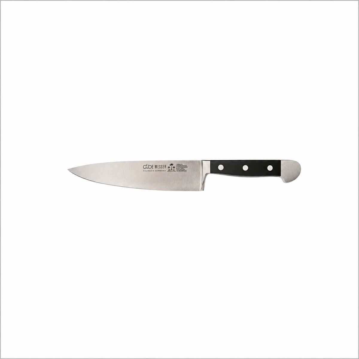 Guede Alpha Black Chef's Knife 21cm