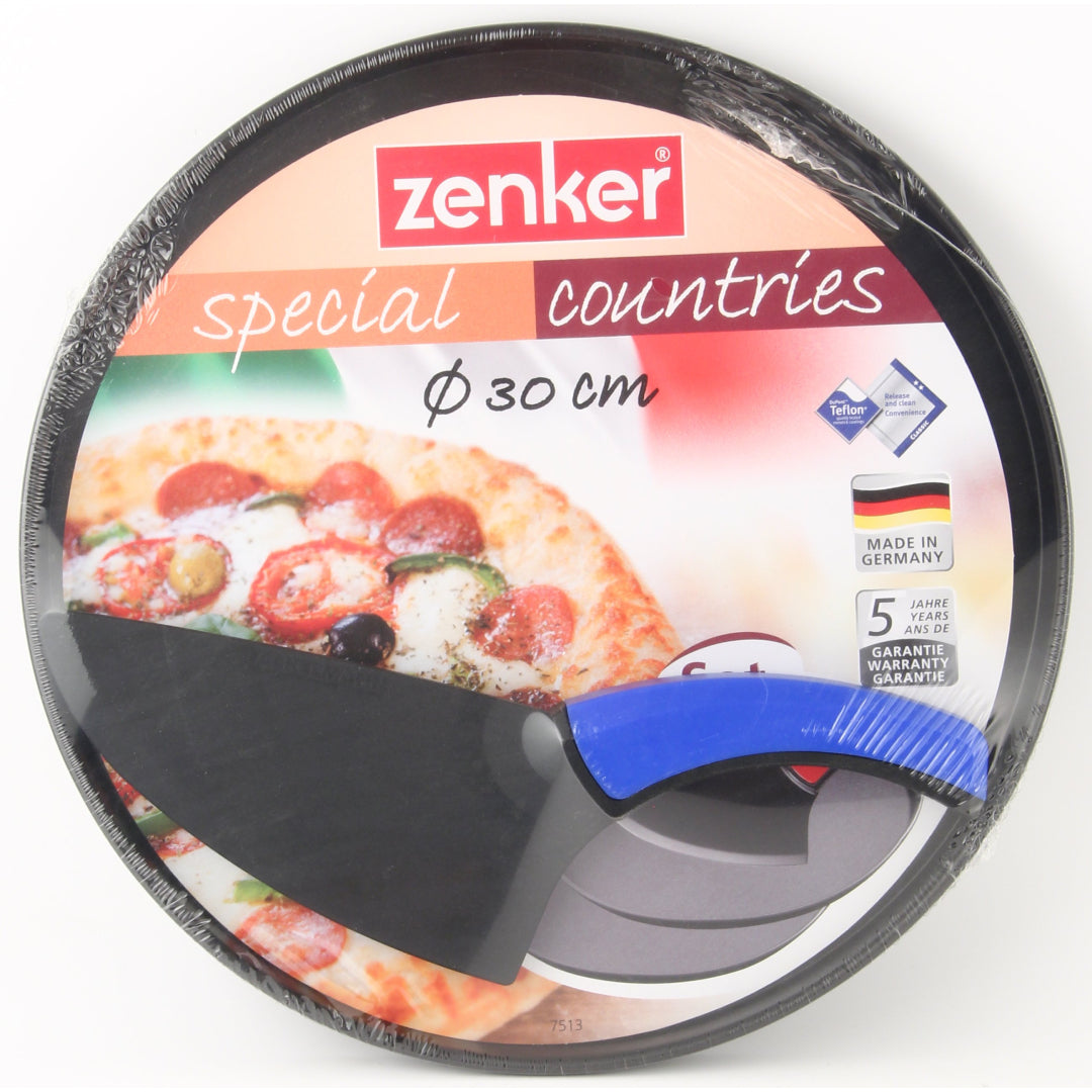 Zenker Special Countries Solid Pizza Pans with Cutter 29cm