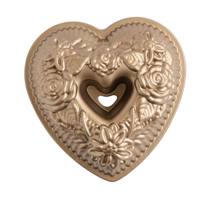 Nordic Ware Floral Heart Bundt Pan