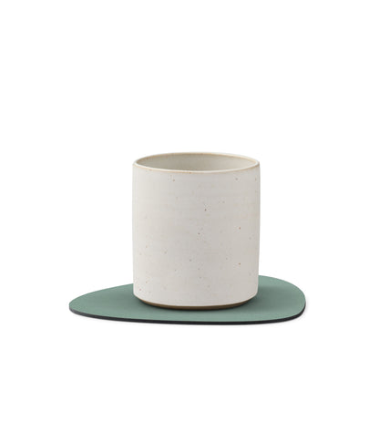 LIND DNA Nupo Leather Coaster Curve - Pastel Green