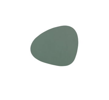 LIND DNA Nupo Leather Coaster Curve - Pastel Green