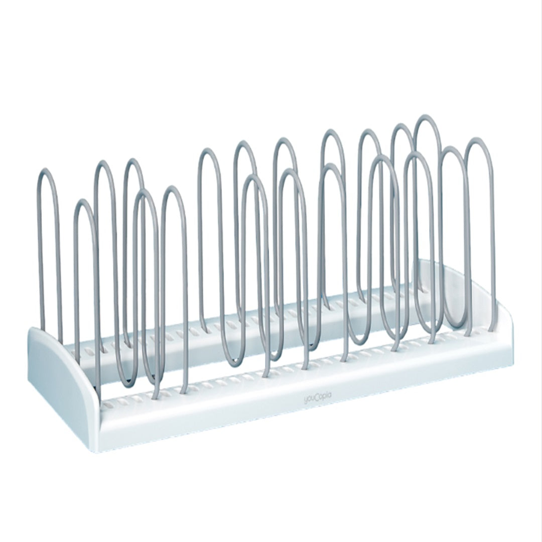 YouCopia StoreMore Pan & Lid Rack Organizer - White