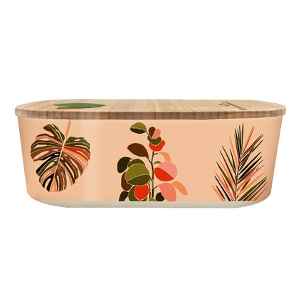 ChicMic Bioloco Plant Lunchbox Oval - Colourful Leaves