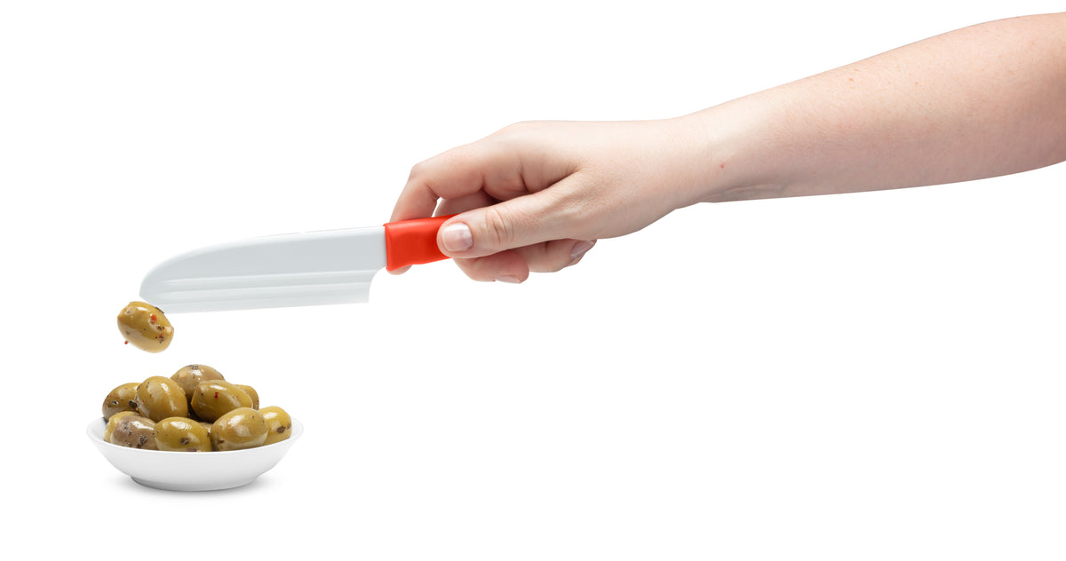 Dreamfarm Knibble Lite 23cm Cheese Knife - Red