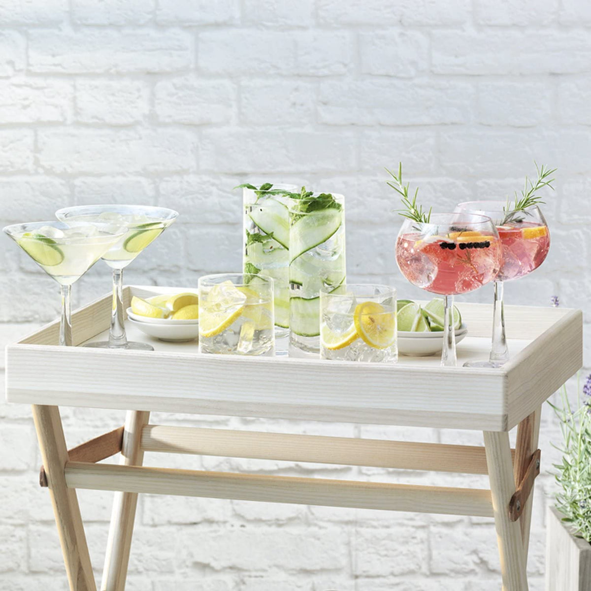 LSA Gin Cocktail Glass 220ml, Set of 2