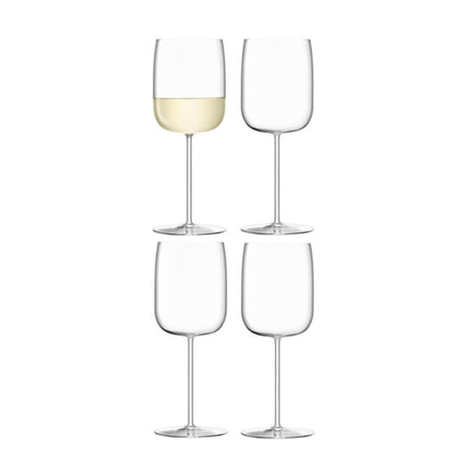 LSA International Borough White Wine Glasses, Set of 4