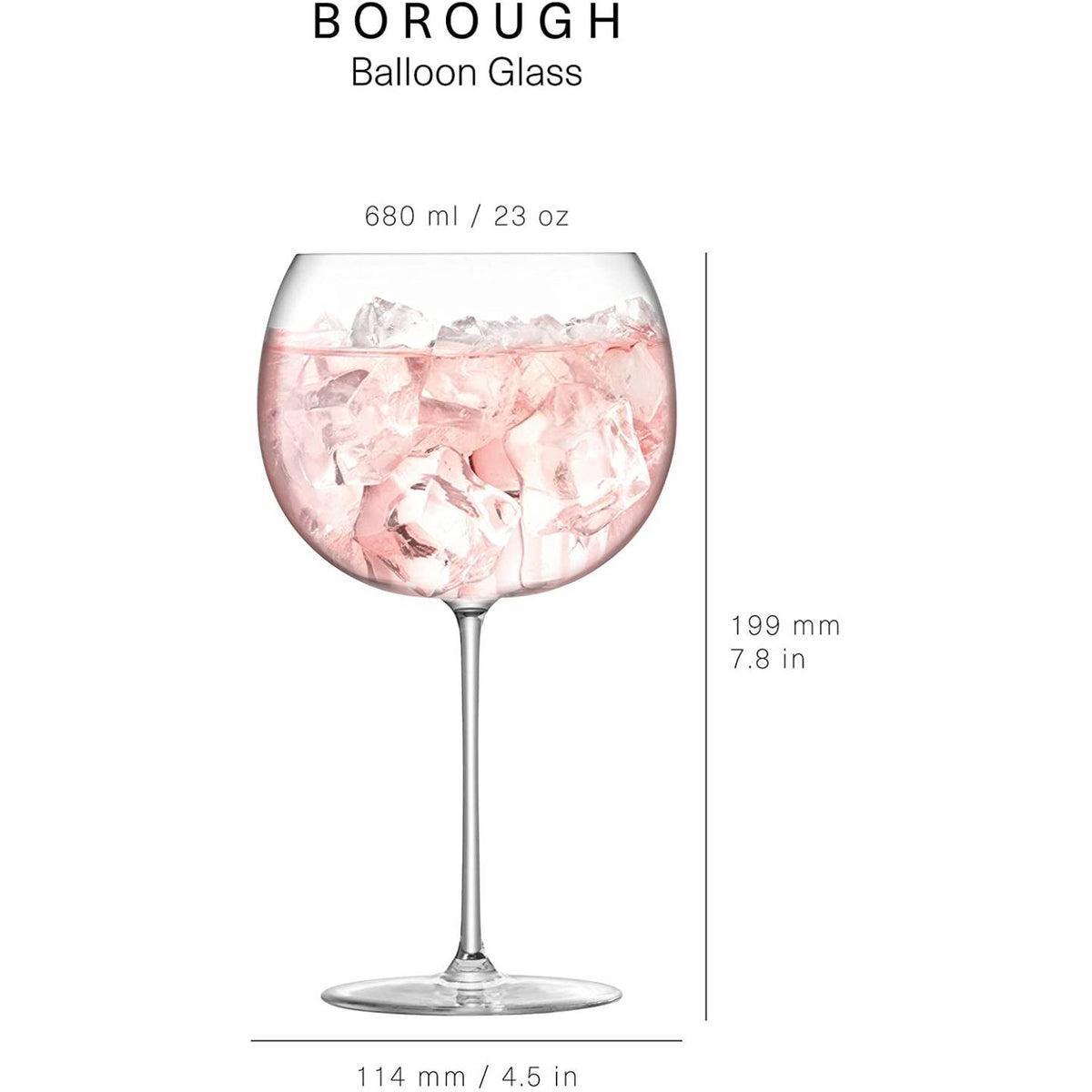 LSA International Borough Gin Balloon Glasses