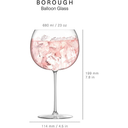 LSA International Borough Gin Balloon Glasses
