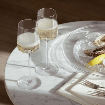 LSA International Metropolitan Champagne Saucer 230ml, Set of 4