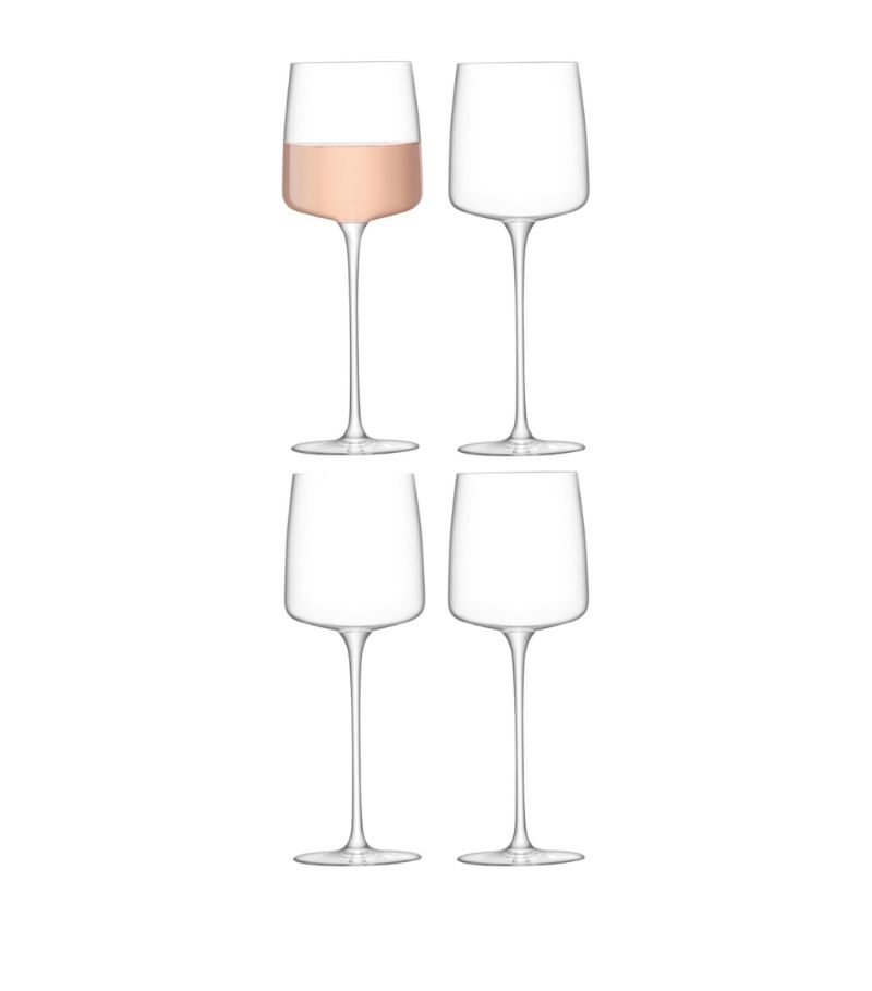 LSA International Metropolitan White Wine Glass 350ml, Set of 4