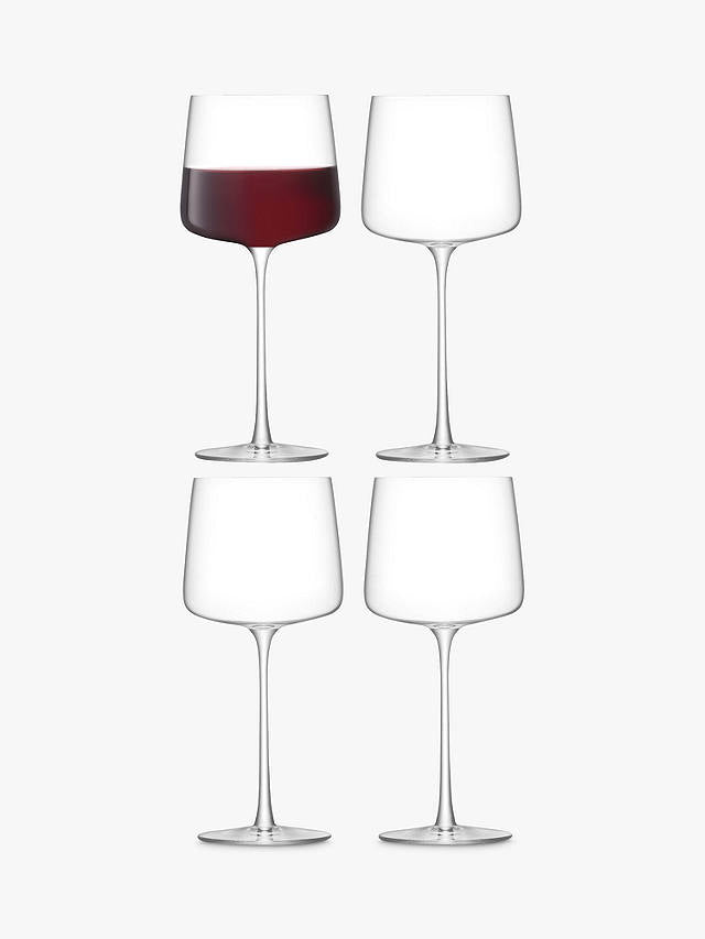 LSA International Metropolitan Red Wine Glass 400ml,  Set of 4