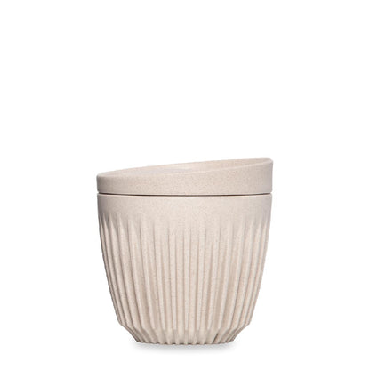 Huskee Cup & Lid 175ml - Natural