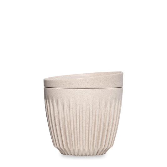 Huskee Cup & Lid 175ml - Natural