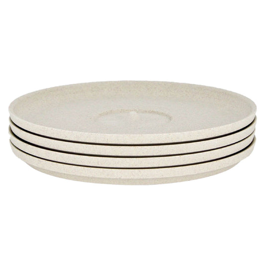 Huskee Universal Saucer, Set of 4 - Natural