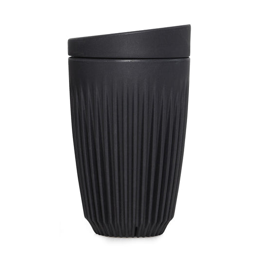 Huskee Cup & Lid 470ml - Charcoal