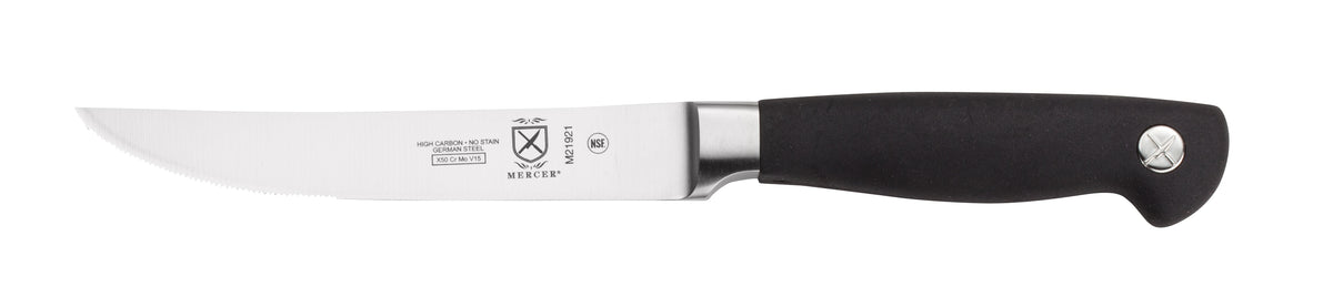 Mercer Culinary Genesis Serrated Steak Knife 13cm - Black