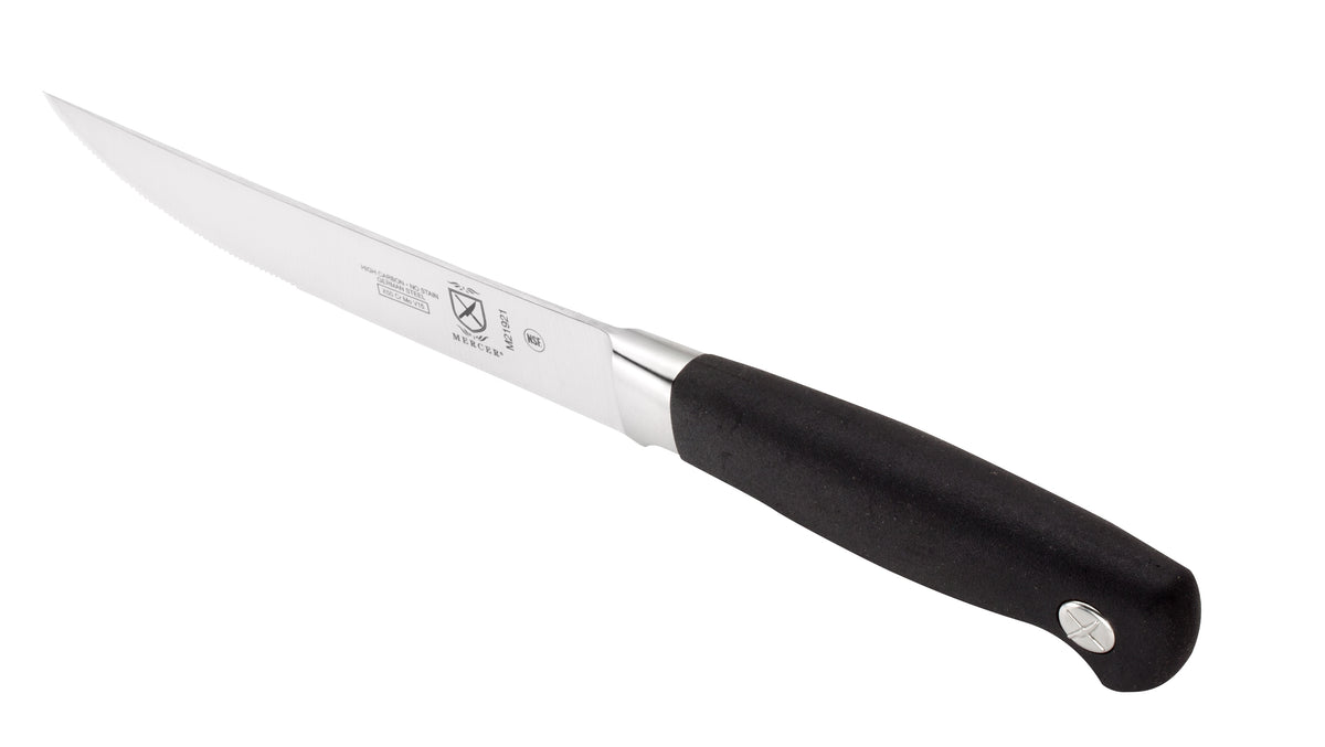 Mercer Culinary Genesis Serrated Steak Knife 13cm - Black