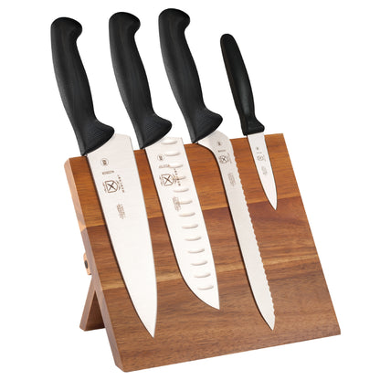 Mercer Culinary Millenia Acacia 5 piece Magnetic board and Knife set