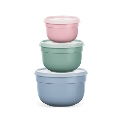 Emsa Superline Pastel Round Storage Set of 3