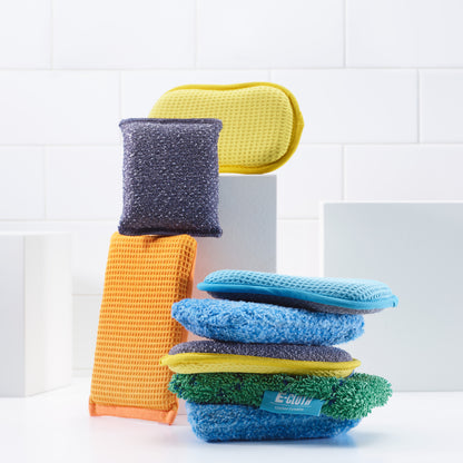 E-Cloth Non-Scratch Scrubbing Pads, Set of 2 - Grey