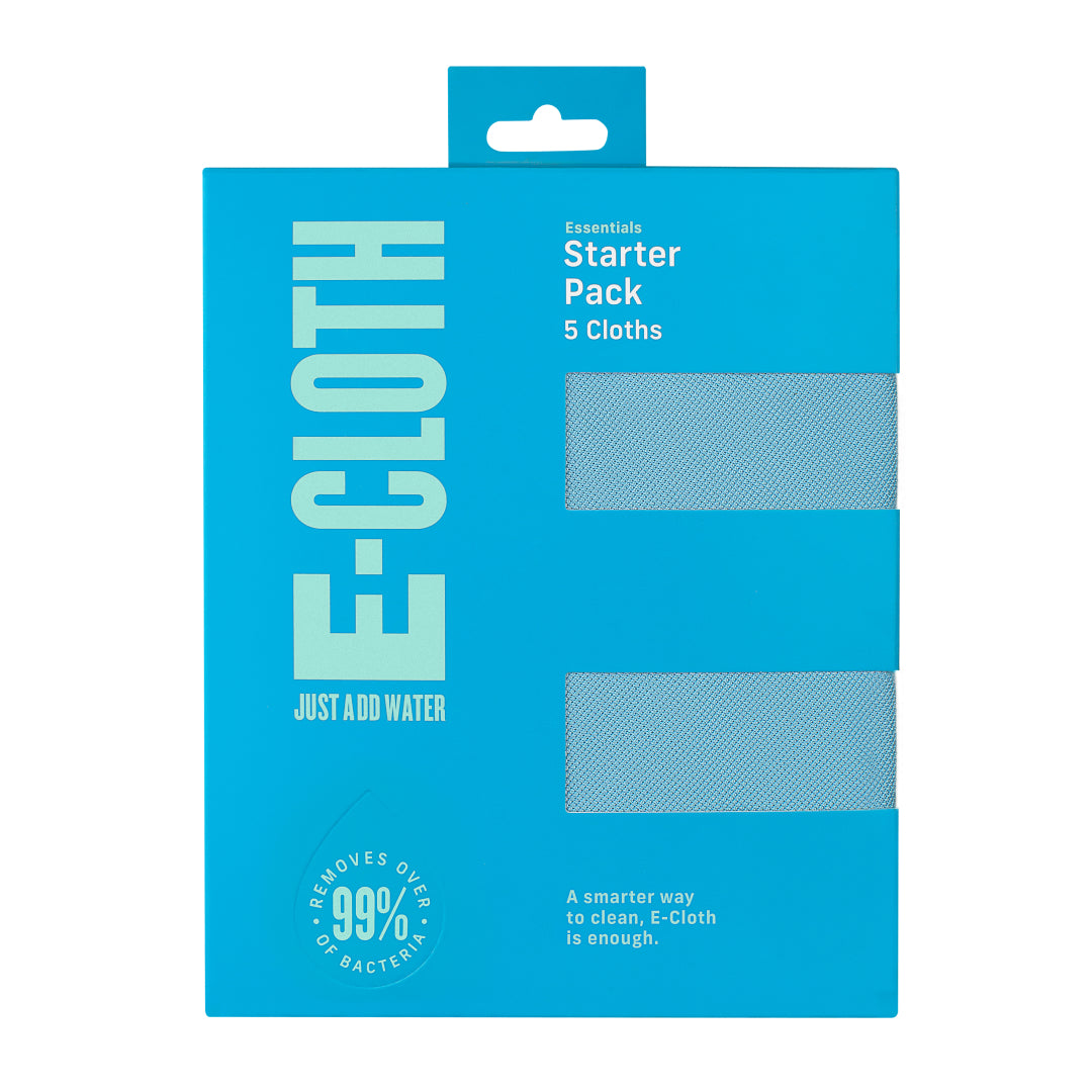 E-Cloth Starter Pack, Set of 5 - Assorted Colours