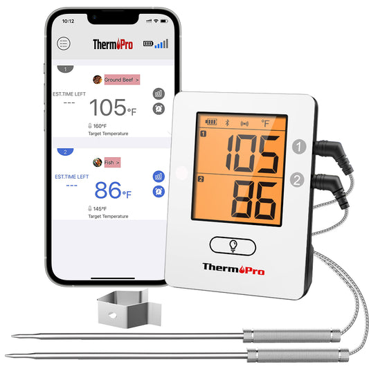 ThermoPro Thermometer Bluetooth Wireless with 2 Probes