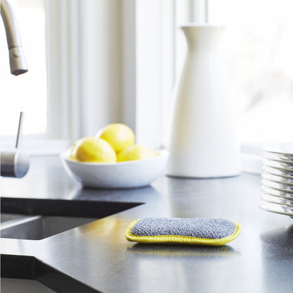 E-Cloth Washing-Up Pad - Yellow & Grey