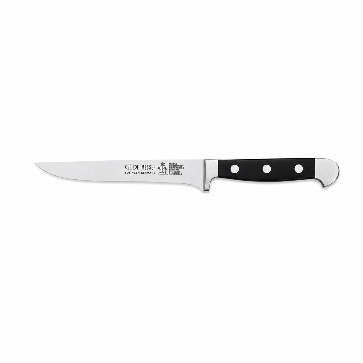 Guede Alpha Black Boning Knife 13cm