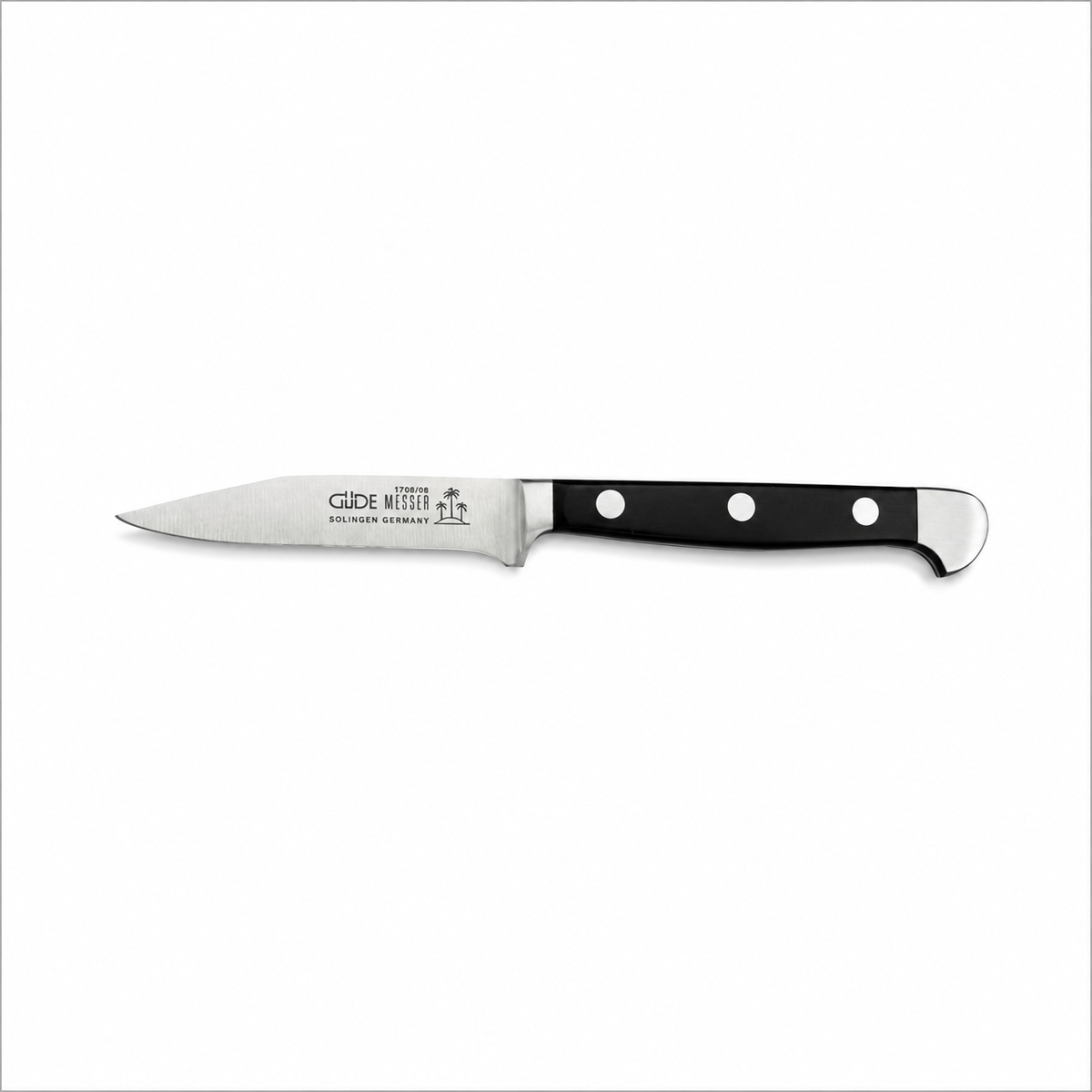 Guede Alpha Black Paring Knife 8cm